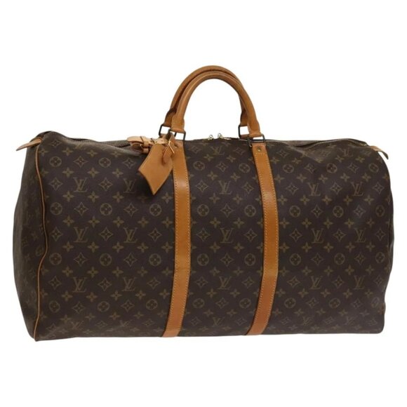 LOUIS VUITTON Monogram Keepall 60 Boston Bag M41422 LV Auth 136833 - Picture 1 of 16